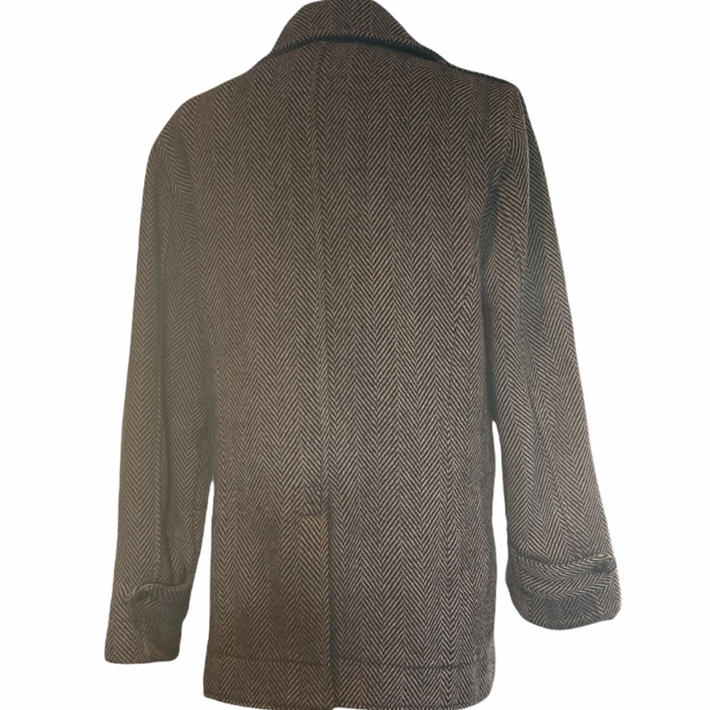 Billabong Szm Herring Bone Pattern Button Front - image 3